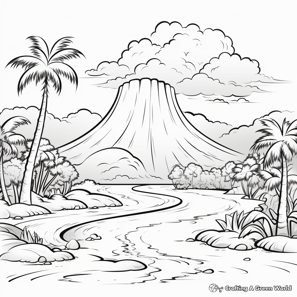 Hawaiian coloring pages