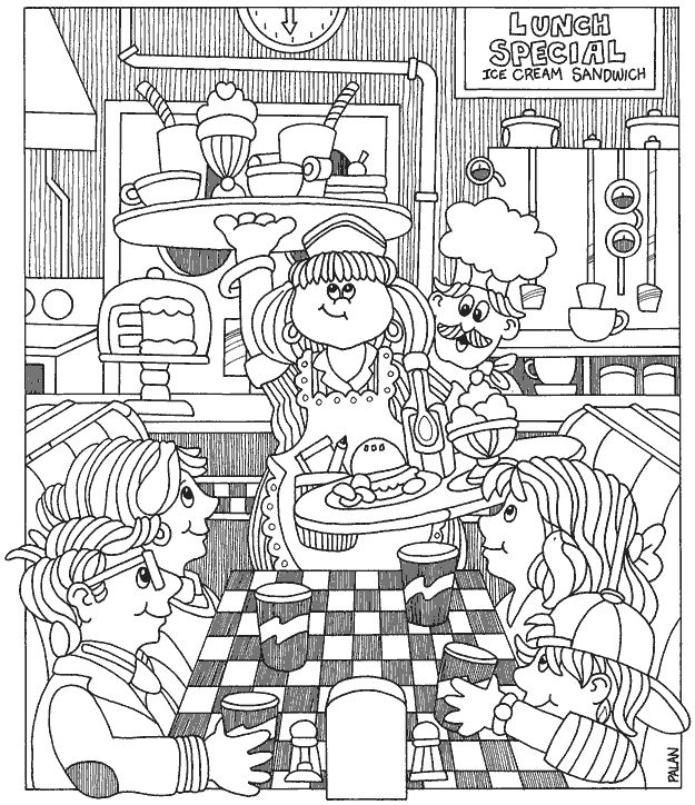 Pages hidden object pictures coloring sheets printable hidden pictures ììê