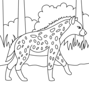 Hyenas coloring pages free coloring pages