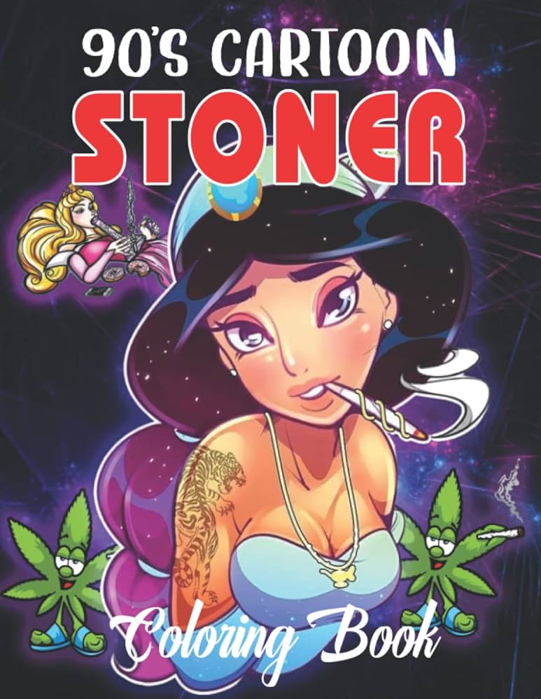 S cartoon stoner coloring book stoner coloring book with beautiful and high