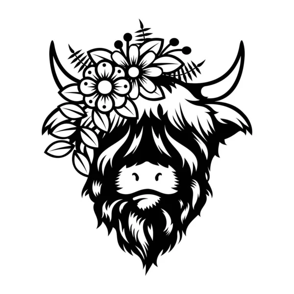 Highland cow vector images