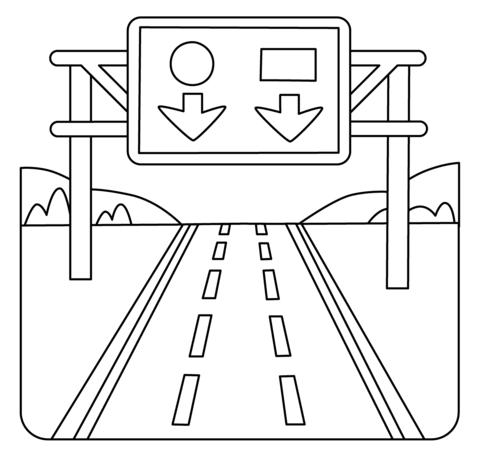 Motorway emoji coloring page free printable coloring pages