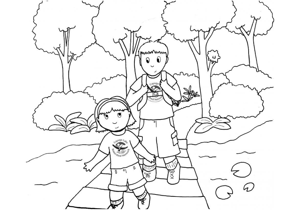 Coloring pages and activities