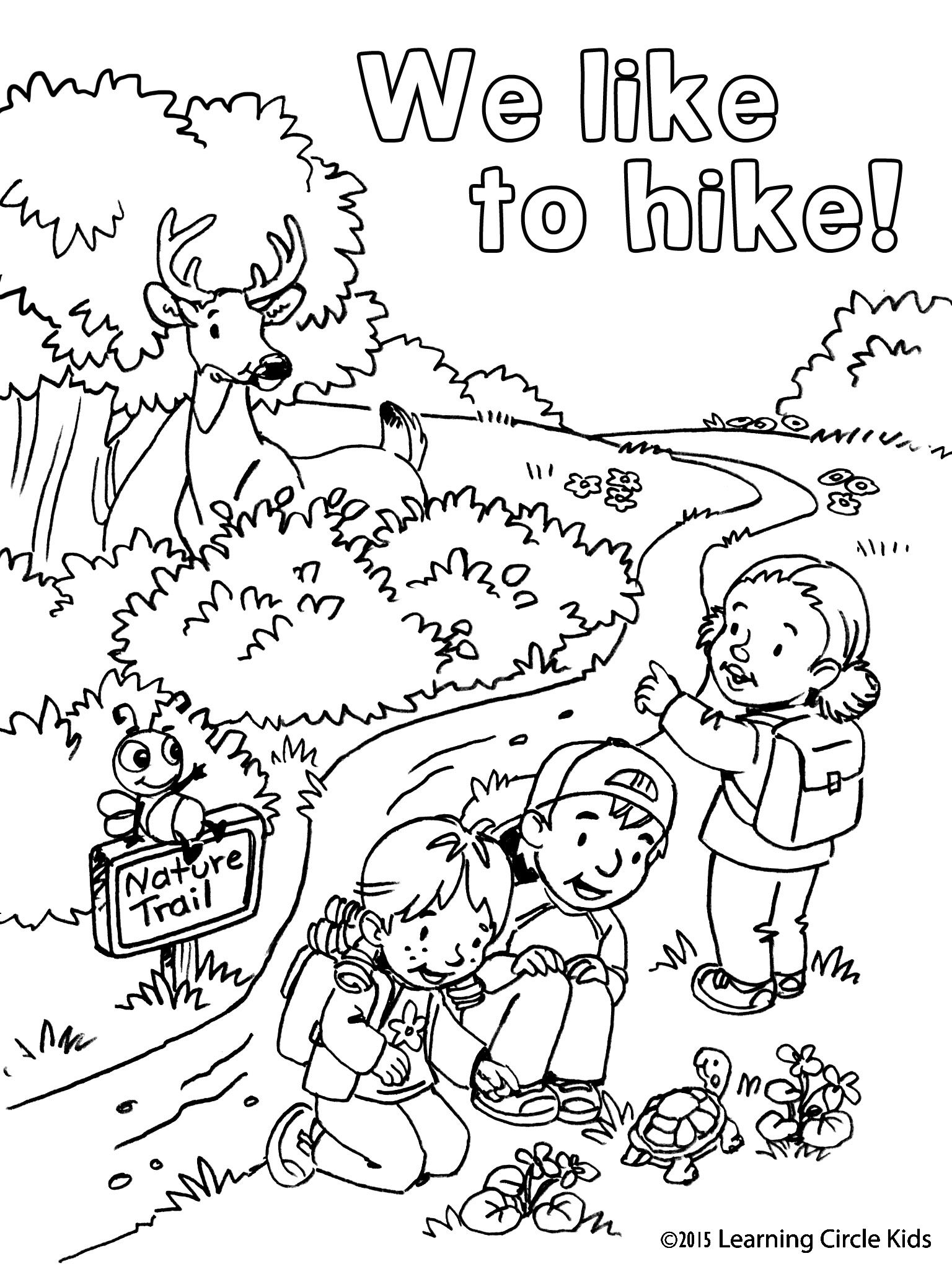 Reader bee camping coloring pages cool coloring pages preschool coloring pages