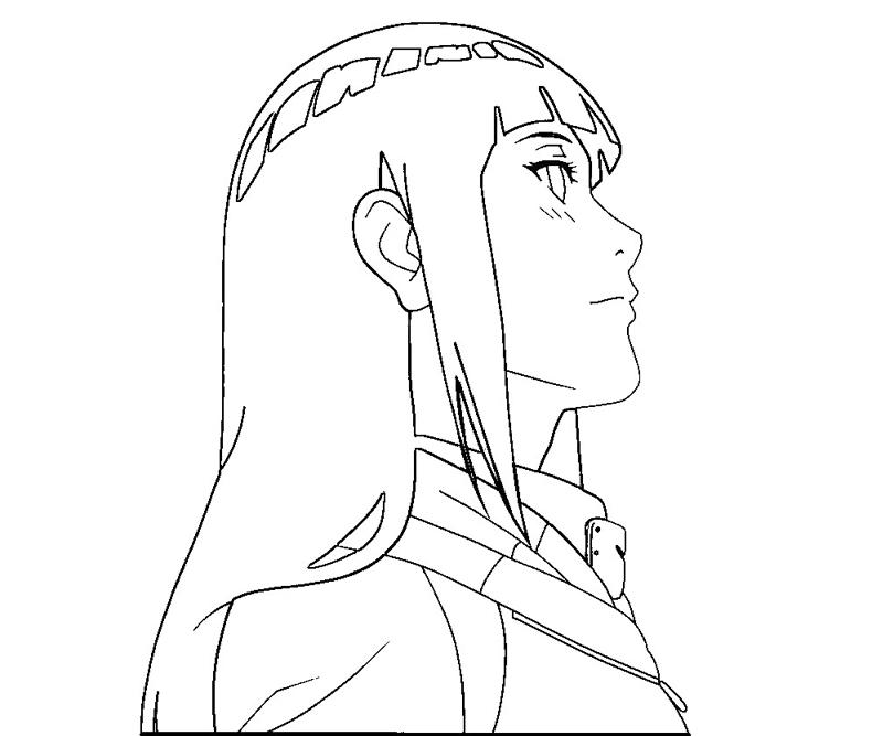 Hinata hyuga coloring crafty teenager