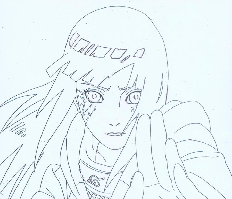 Hinata coloring page by leelee on