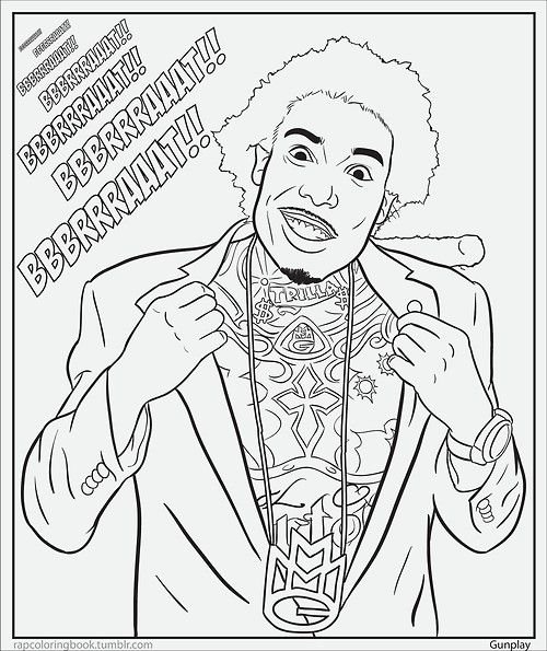 Rapper coloring pages printable for free download