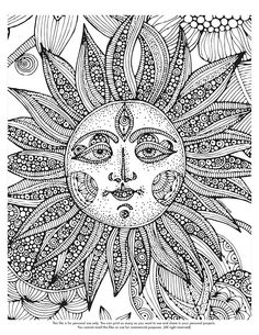 Hippie coloring pages