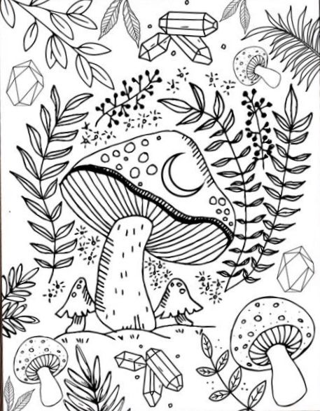 Coloring page moon coloring pages witch coloring pages detailed coloring pages