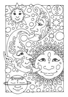 Hippie coloring pages