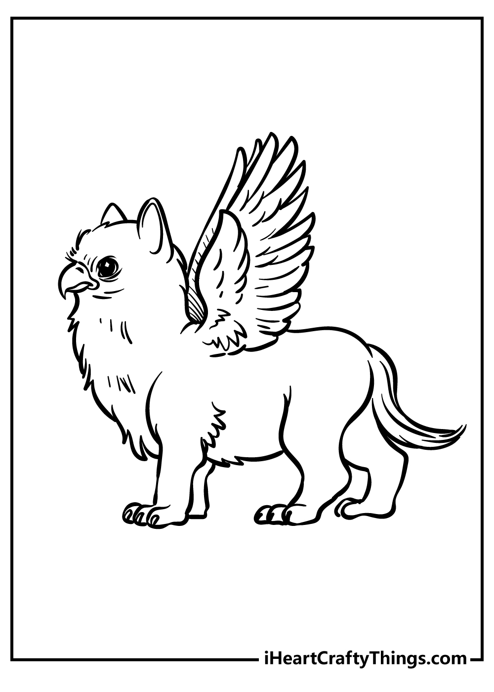 Griffin coloring pages free printables