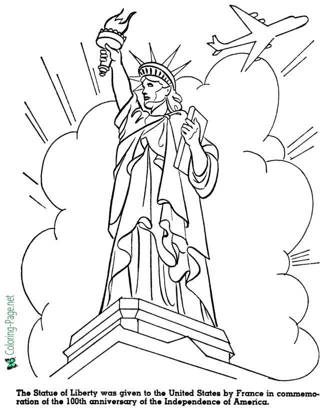 American history for kids coloring pages