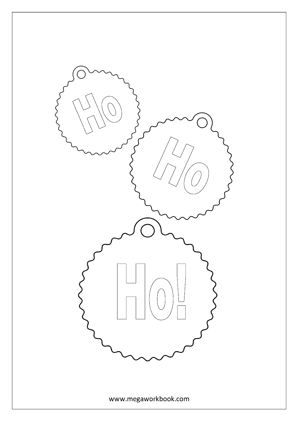 Christmas coloring pages