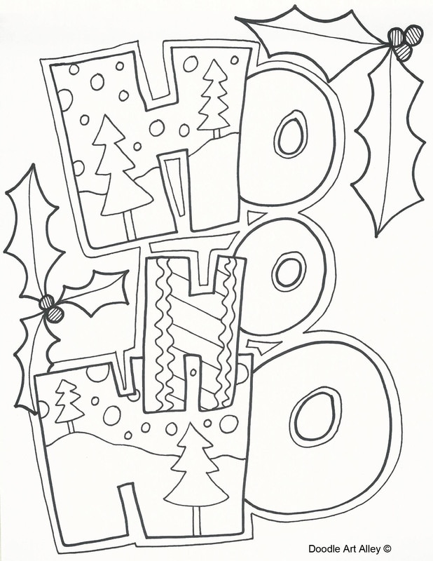 Christmas coloring pages