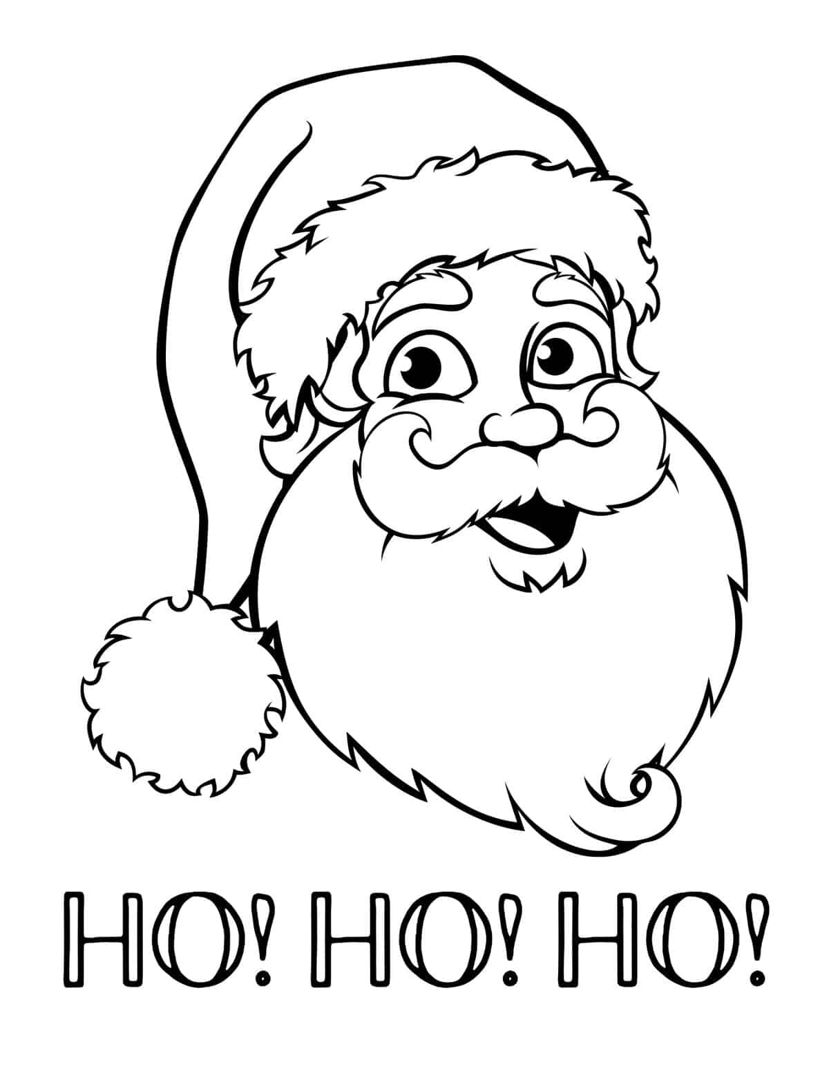 Free christmas coloring pages for kids