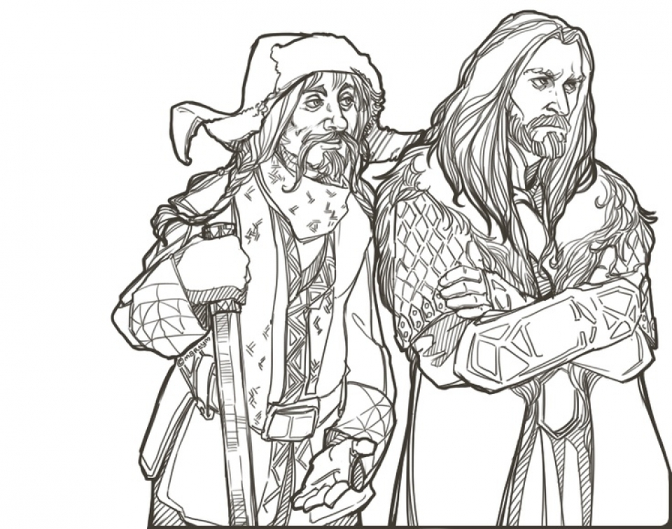 Free printable the hobbit coloring pages