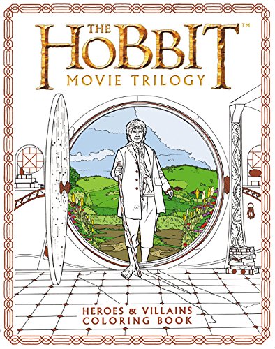 The hobbit movie trilogy heroes villains loring book