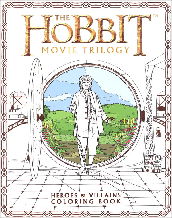 Hobbit movie trilogy heroes and villains coloring book