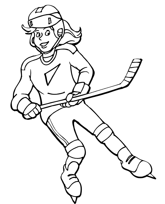 Free printable hockey coloring pages for kids sports coloring pages coloring pages coloring books