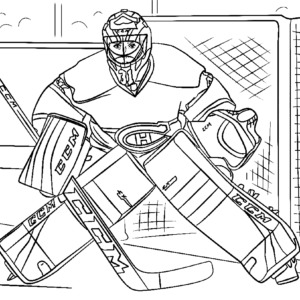 Hockey coloring pages printable for free download