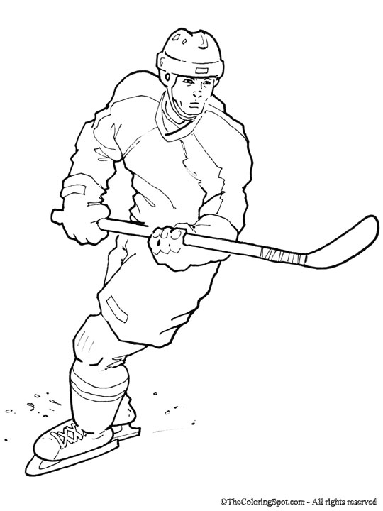 Hockey player coloring page audio stories for kids free coloring pages colouring printables