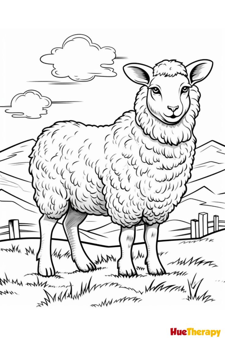 Free printable sheep coloring pages for kids animal coloring pages coloring pages farm coloring pages