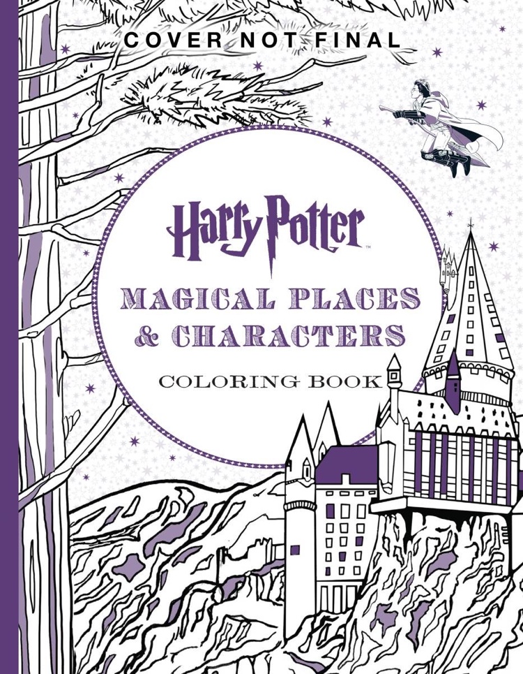 Check out the official harry potter coloring books