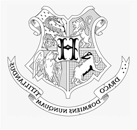 Hogwarts house crests louring pages