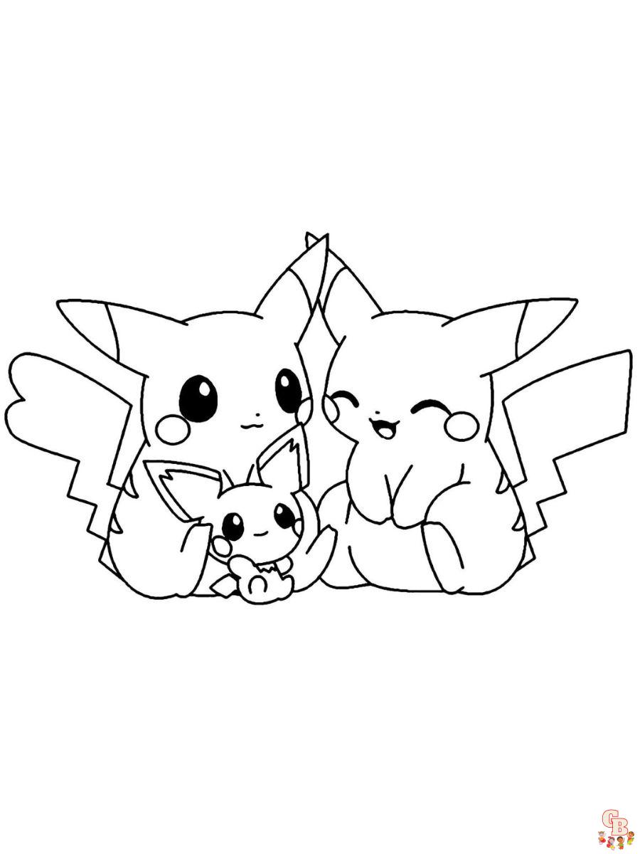 Pokemon dibujos para colorear hojas para imprimir gratis en