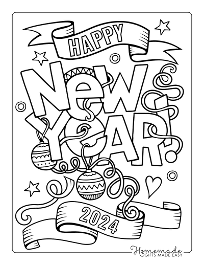 Free printable new year coloring pages for new year coloring pages coloring pages for kids free coloring pages