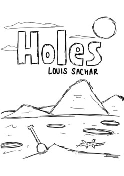 Holes by louis sachar colouring in title page by classroomdecor tpt