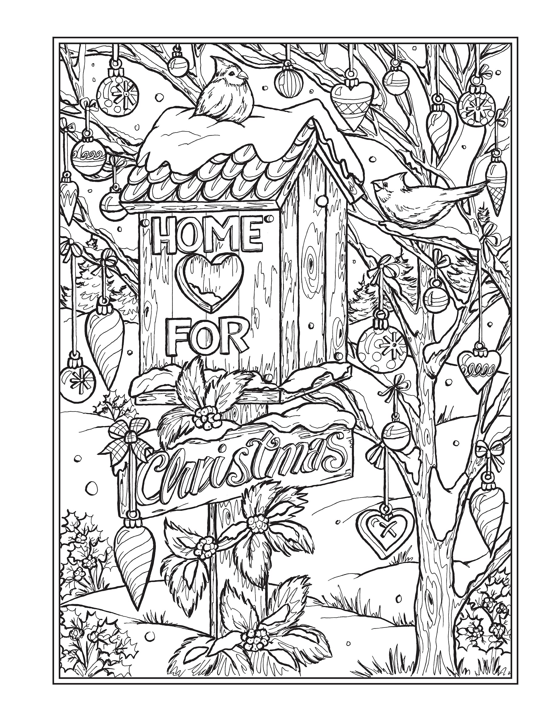 Creative haven home for the holidays coloring book creative haven coloring books creative haven coloring books holiday coloring book abstract coloring pages