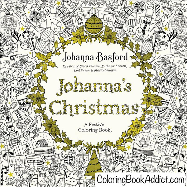 Top christmas coloring books postcards gift tags for adults