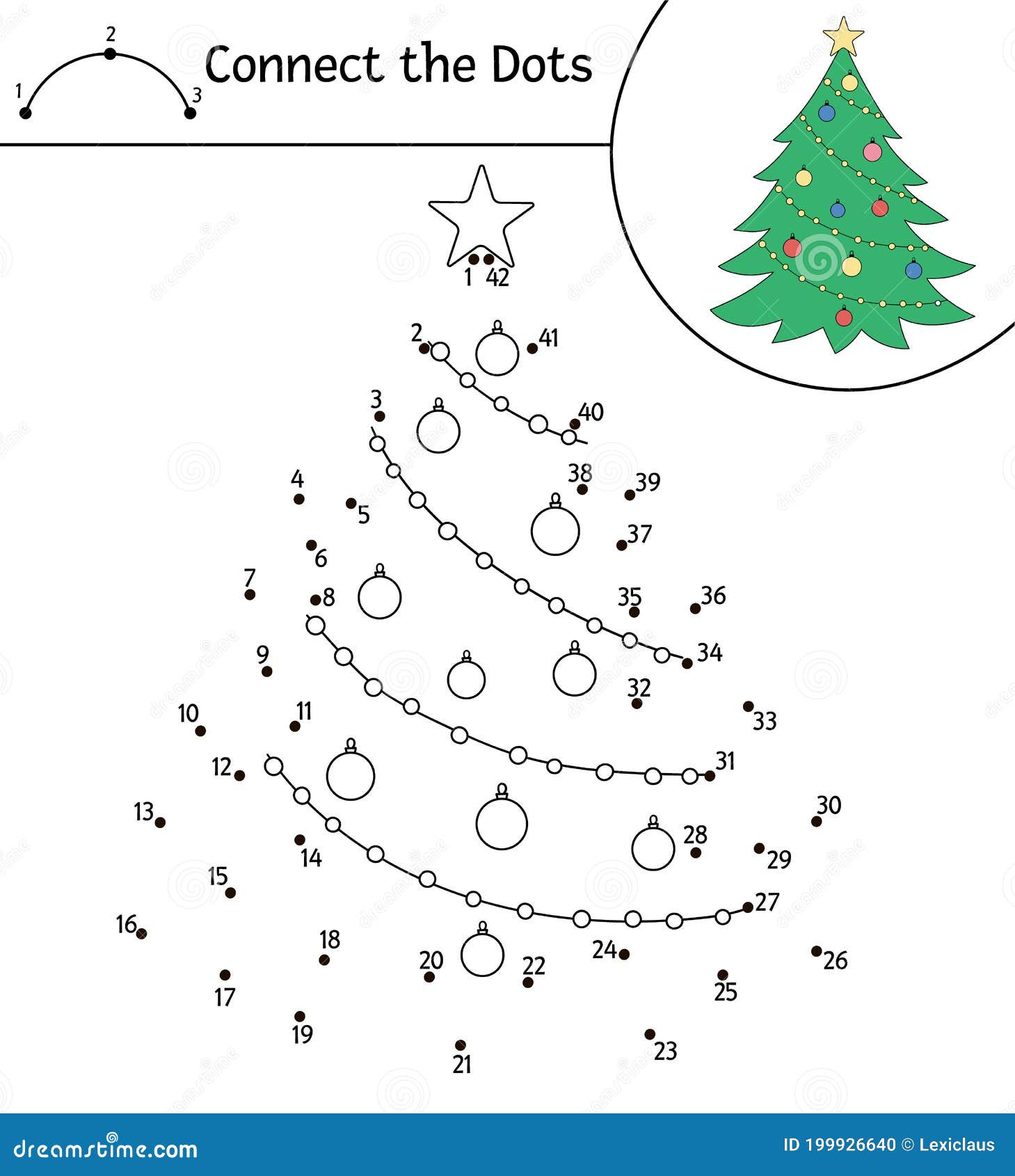 Vector christmas dot