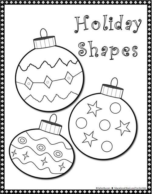 Winter holiday coloring pages for kids sing laugh learn