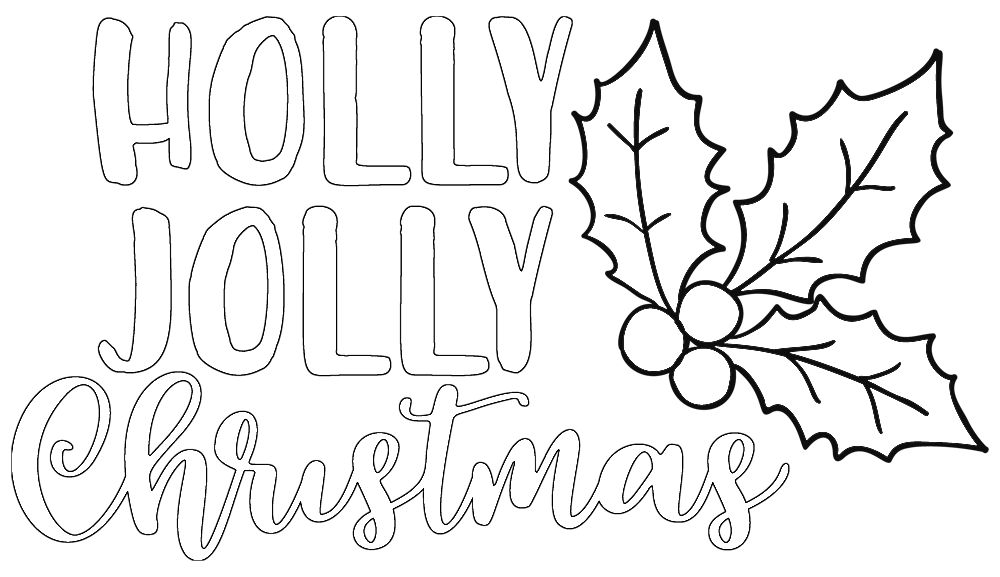Holly leaf template