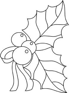 Holly coloring pages