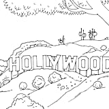 Get the louring page hollywood sign printable adult louring pages that will help you de