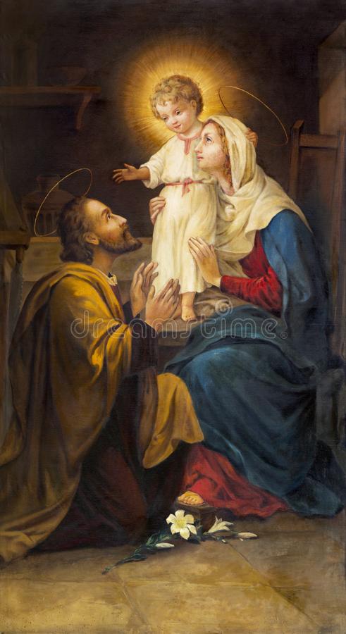 Holy family stock photos