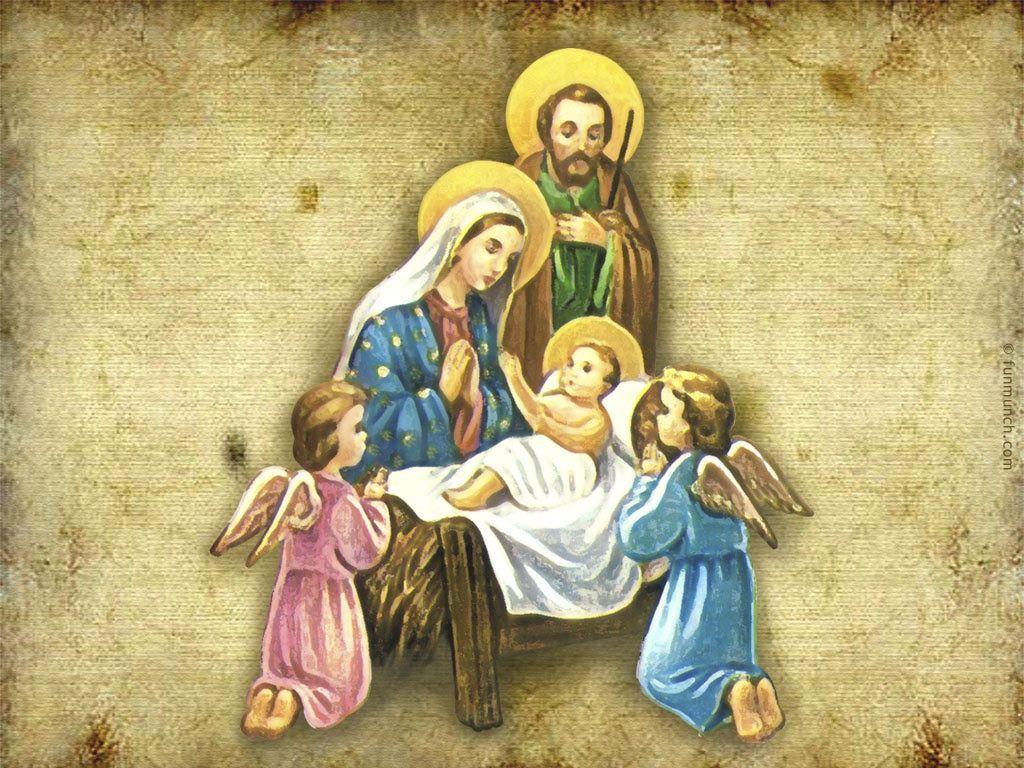 Holy family nativity wallpapers