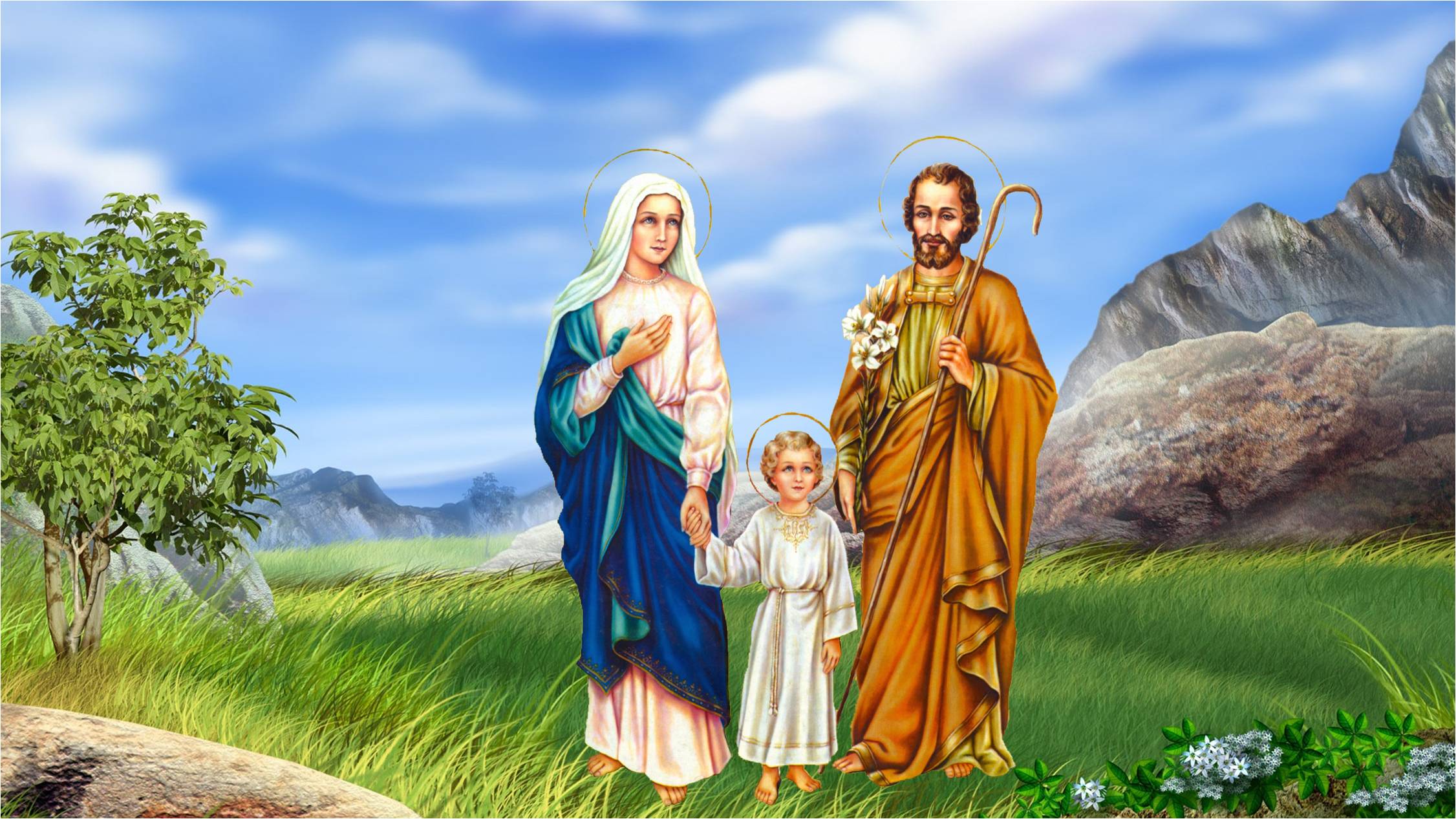 Catholic pictures of the holy family christian wallpapers