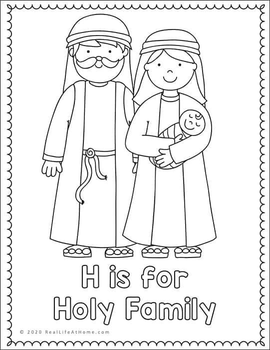 Catholic letter of the week worksheets and coloring pages for f