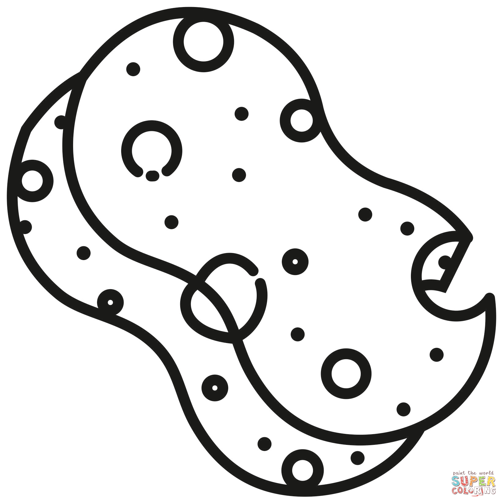 Sponge coloring page free printable coloring pages