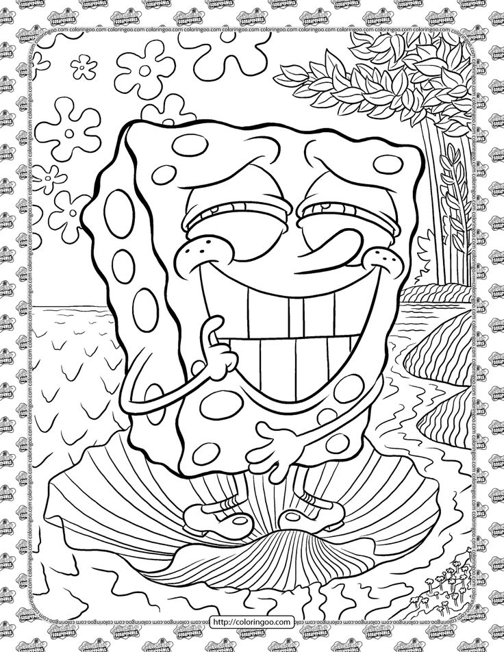 Spongebob squarepants coloring pages coloring pages cartoon coloring pages spongebob coloring