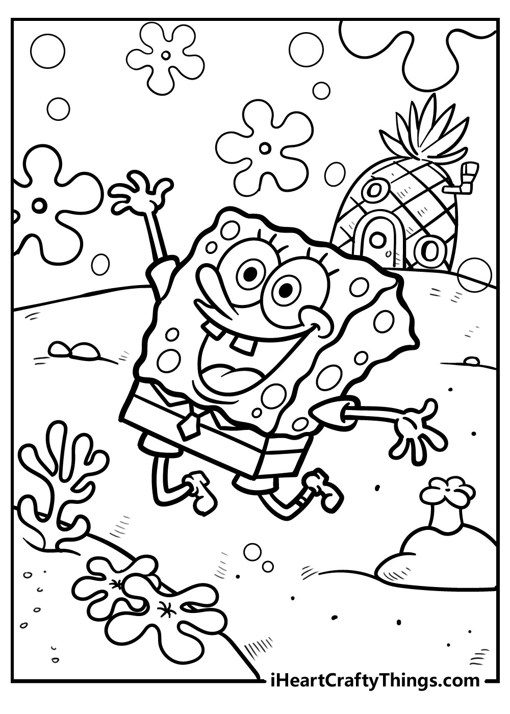 Super fun spongebob coloring pages updated