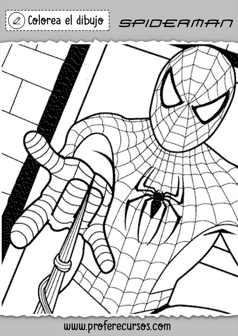 Spiderman hombre araãa colorear spiderman hombre araãa colorear hombre araãa