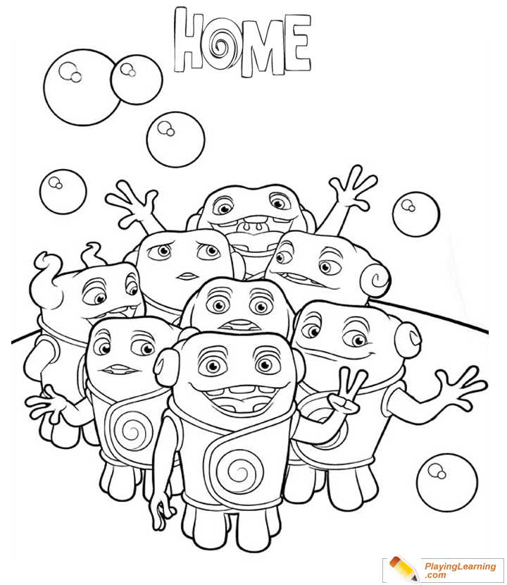 Home movie boov coloring page free home movie boov coloring page