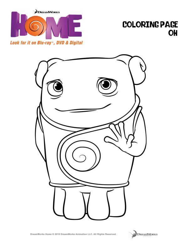 You must see dreamworks animations home dreamworks home home movies coloring pages