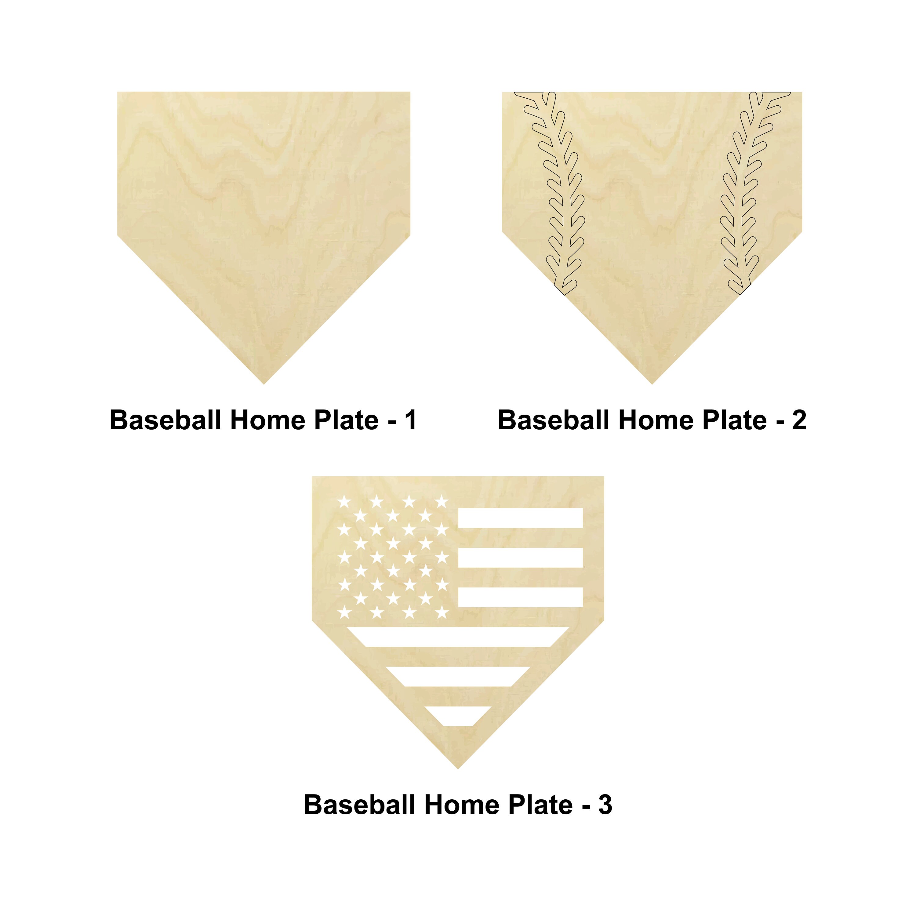 Home plate cutout