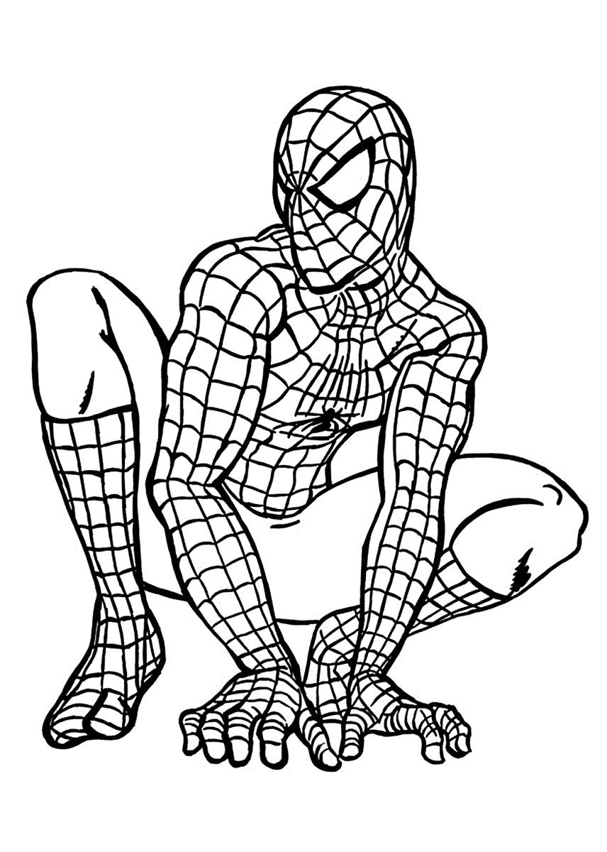 Coloring pages spider man homeing coloring pages